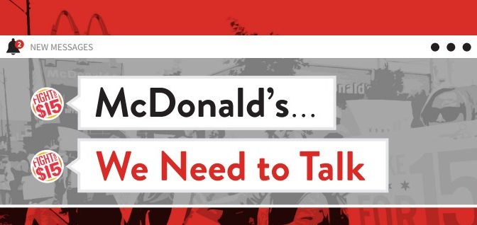 McDonald's, We Need to Talk